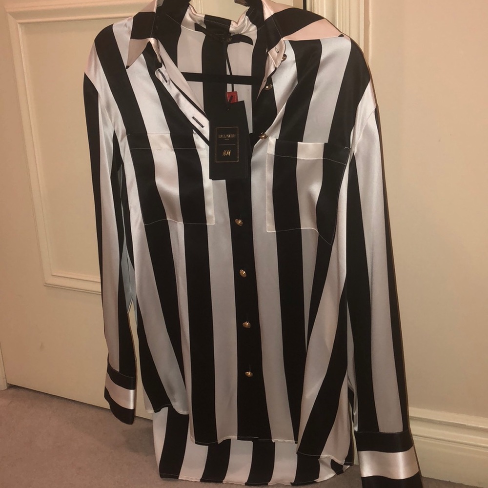 Balmain X HM Striped Top
